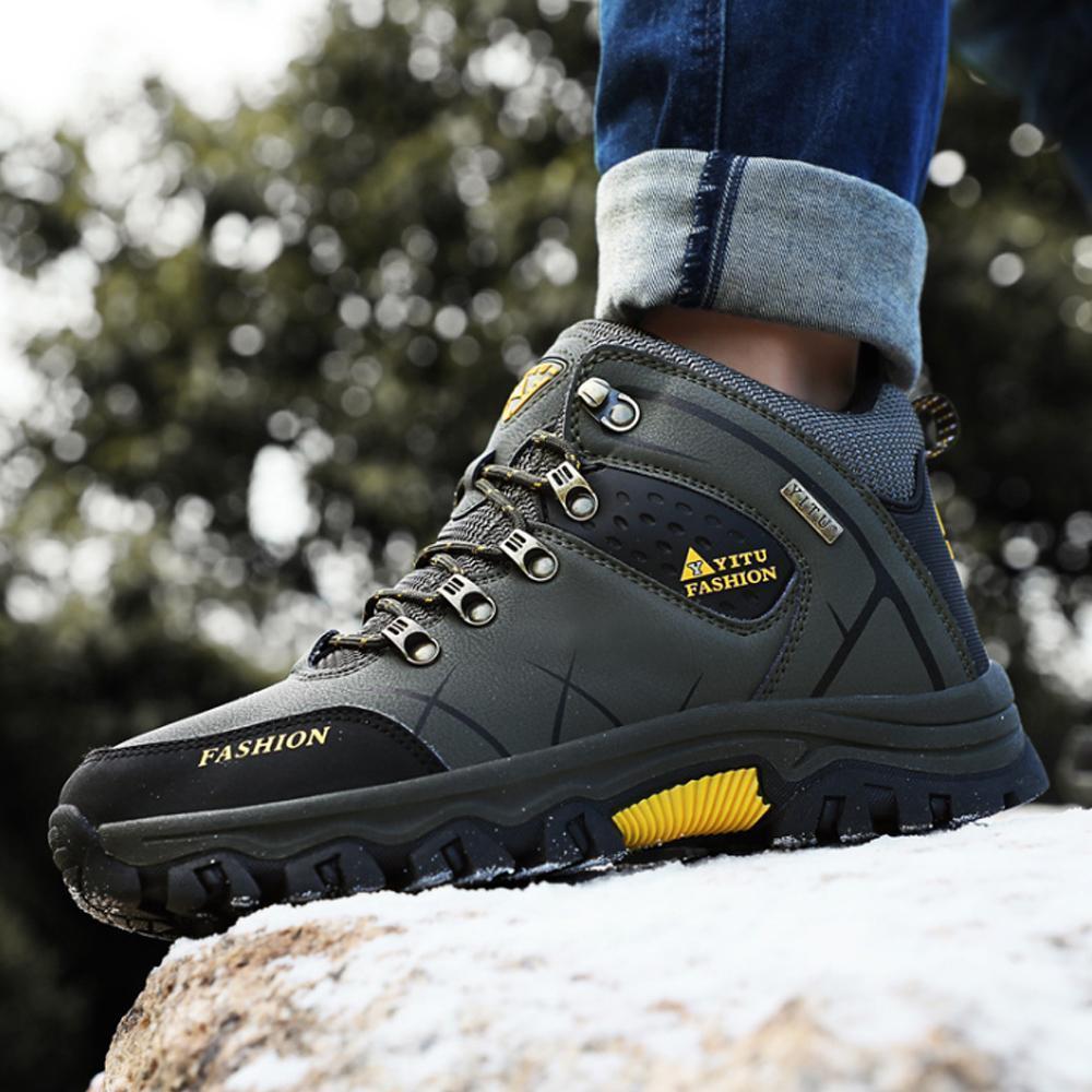 Warm Men's Waterproof Hiking Boots