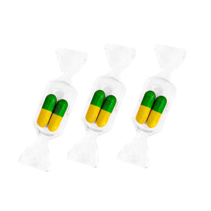 Clear Acrylic Sweet Shaped Trinket Boxes (10 Pack)