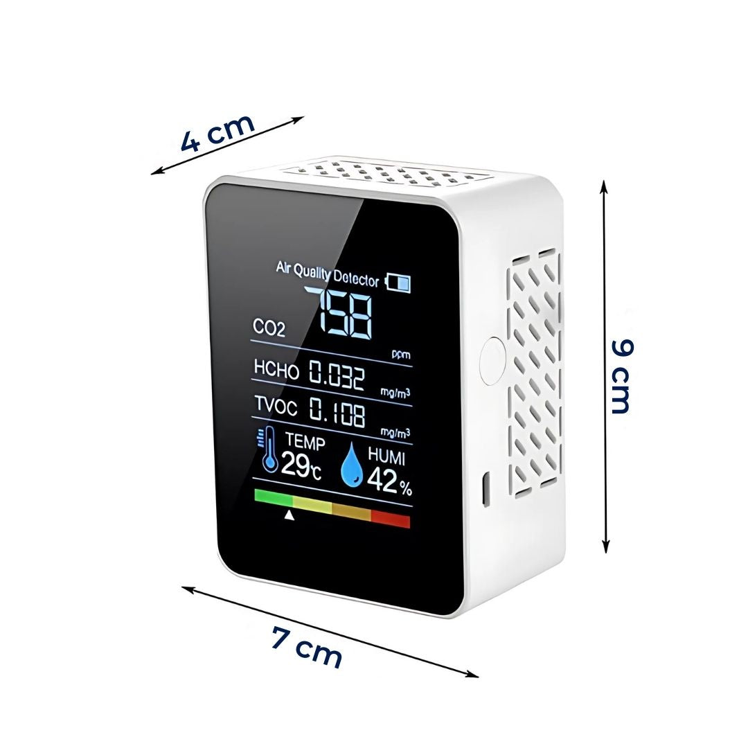 Accurate Home Air Quality Tester with Real-Time Alerts