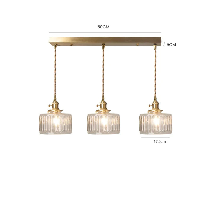 Classic Glass Pendant Lamp for Home Decor