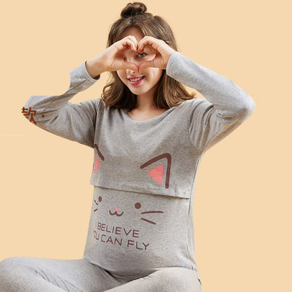 Cozy Maternity Dress for Lounging at Home