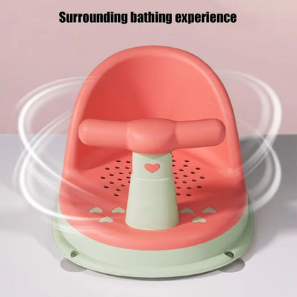Secure Baby Bathtub Chair with Grip Handle