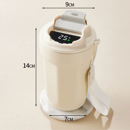 Insulated Stainless Steel Smart Coffee Mug 450ml