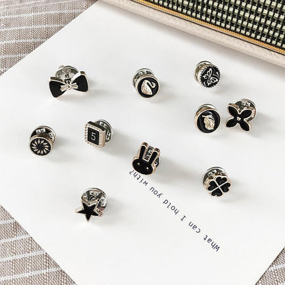 Secure Pin Brooch Set of 10