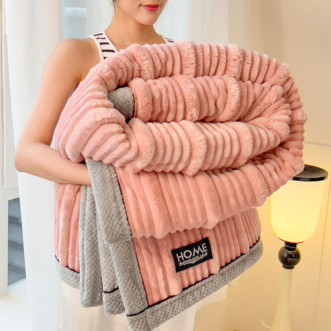 Soft Cozy Throw Blanket for Bed and Couch