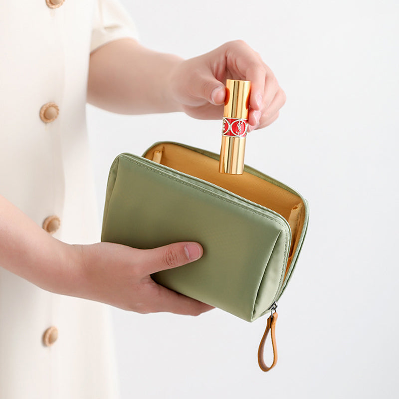 Spacious Double Zip Makeup Pouch