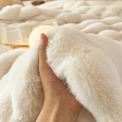 Warm Plaid Throw Blanket