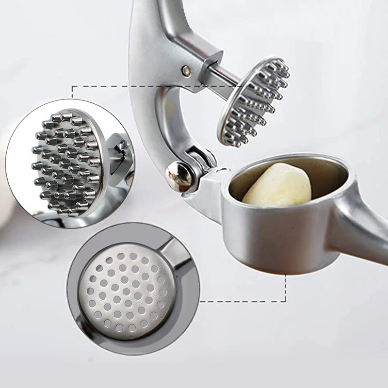 Durable Stainless Steel Garlic Crusher