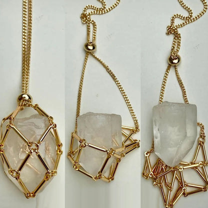 Sparkling Gemstone Pendant Necklace