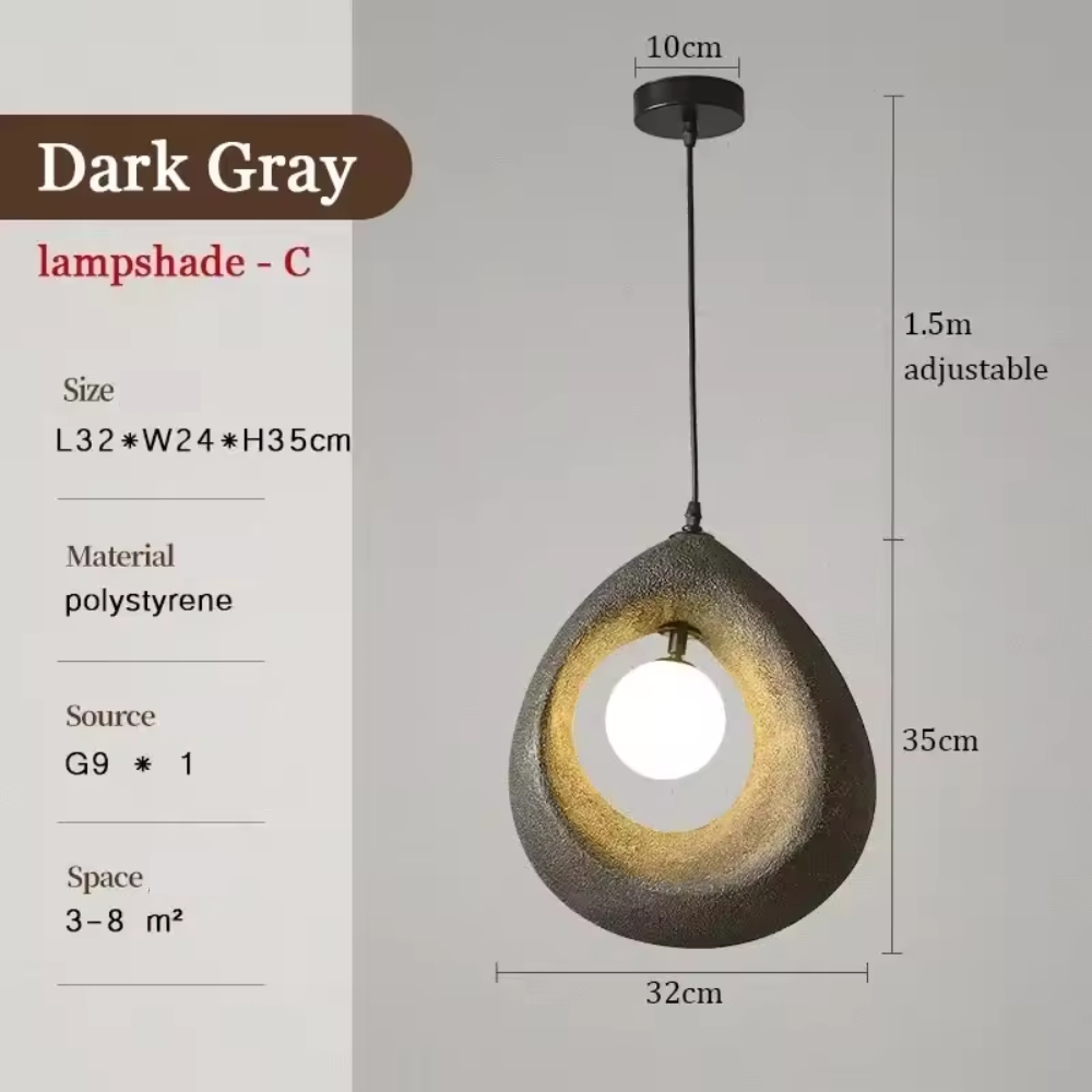 Simple Asian Style Hanging Light Pendant
