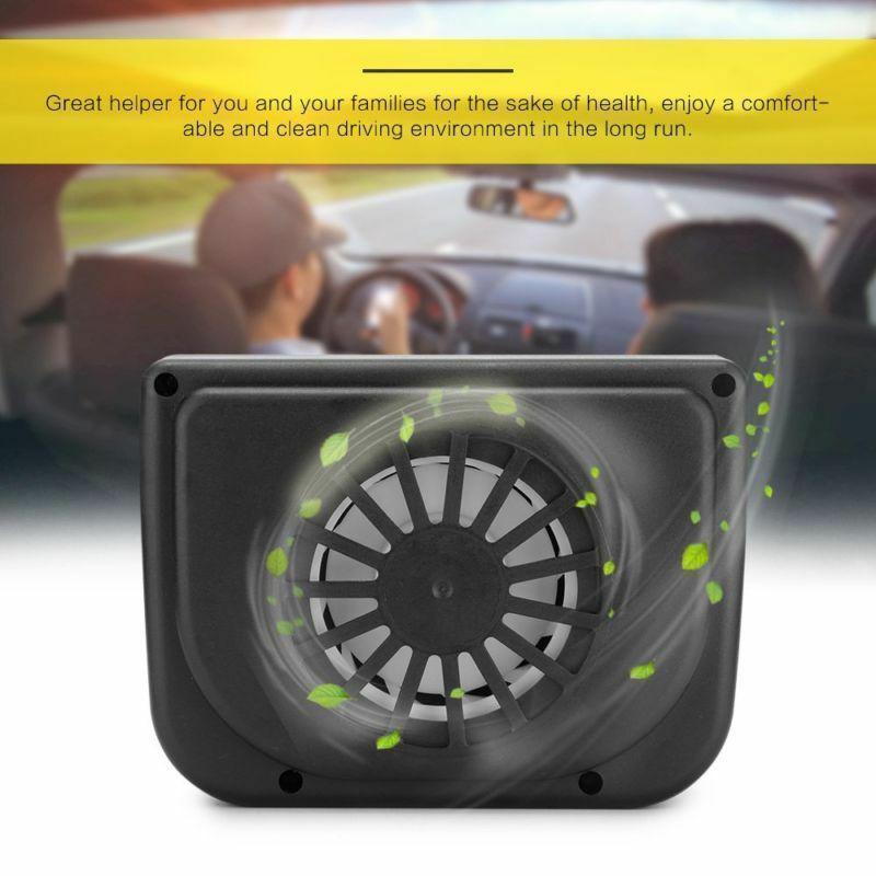 Portable Auto Solar Window Cooling Fan