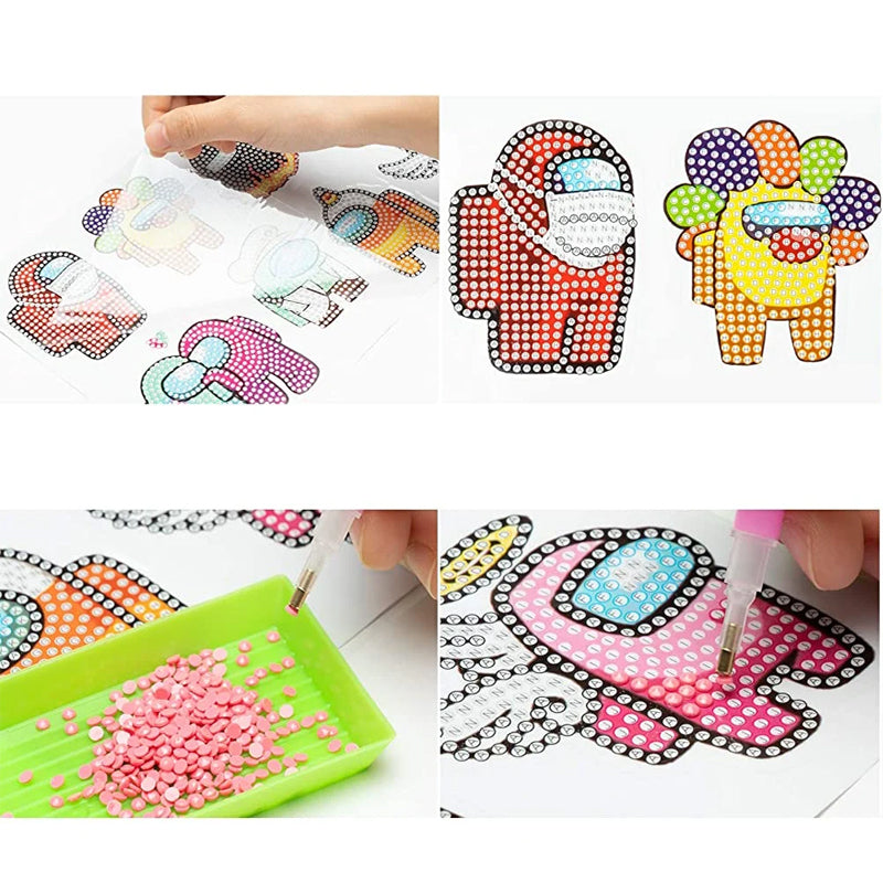 Colorful Crystal Sticker Set