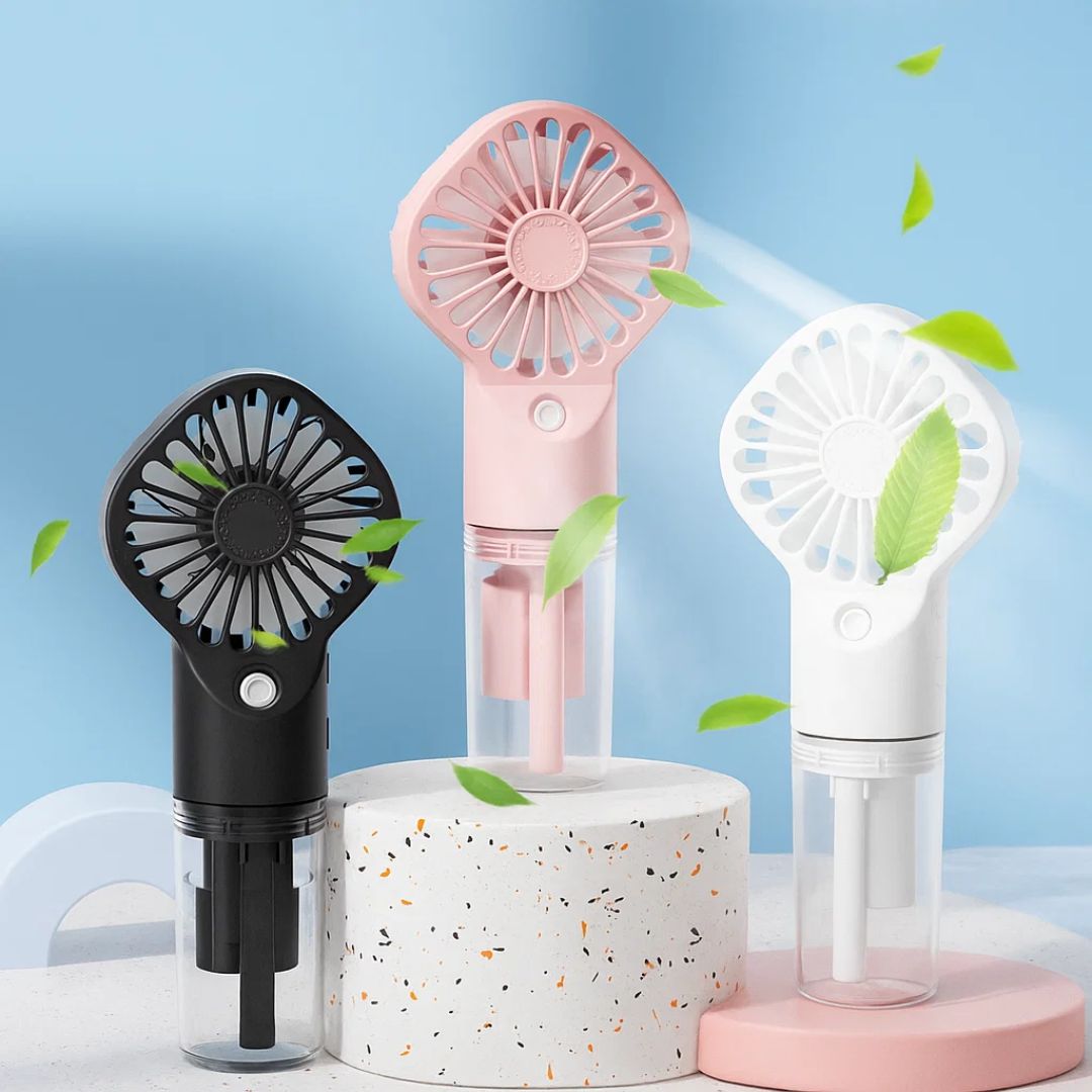Compact Personal Misting Fan Spray