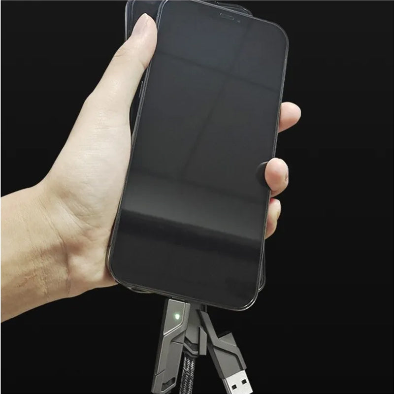 Durable 4-in-1 Tangle Free Charging Cord