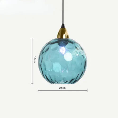 Stylish Glass Globe Pendant Light