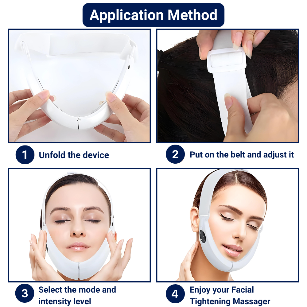 Sleek Face Slimming Massager for Chin Fat Reduction
