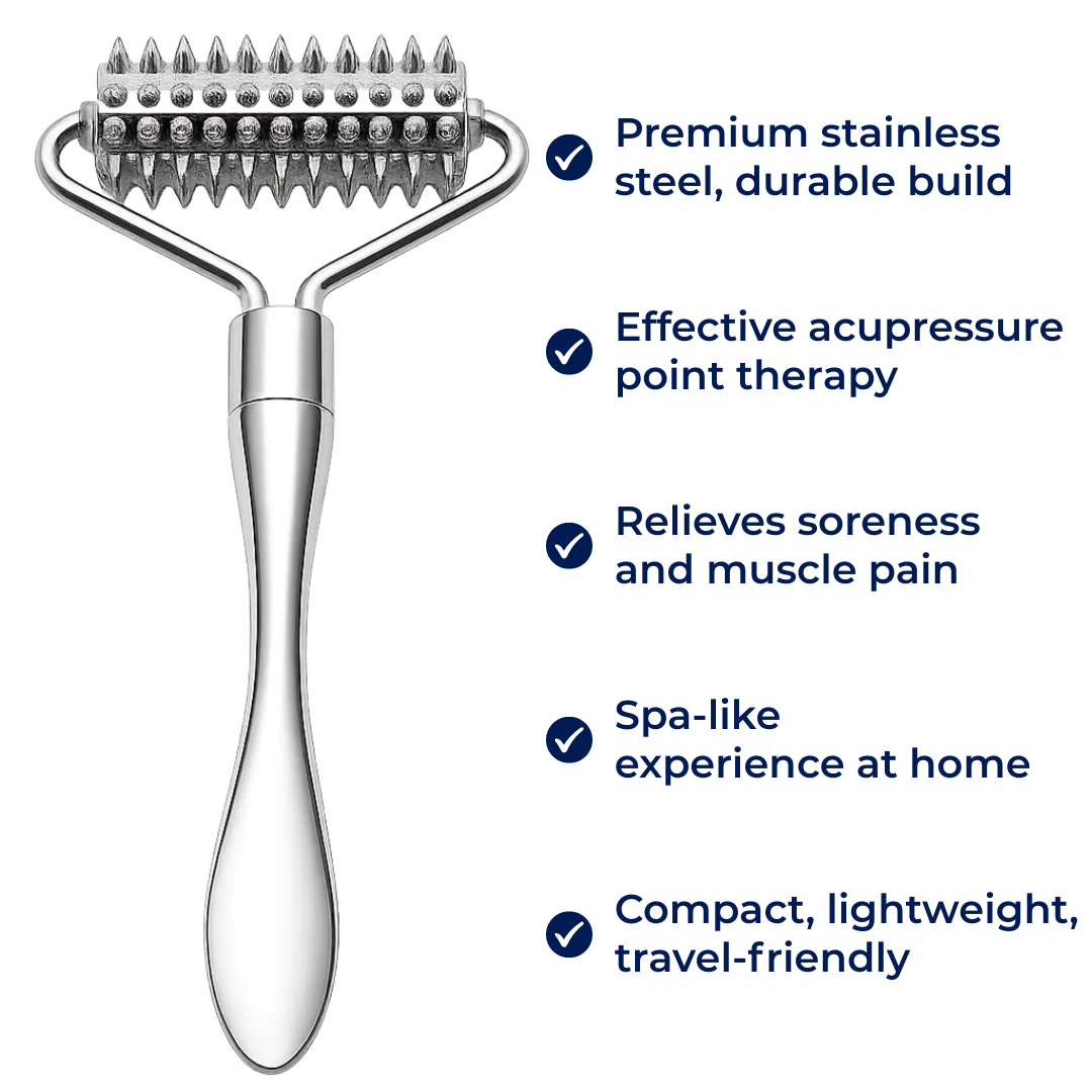 Relaxing Stainless Steel Spa Massager for Pain Relief