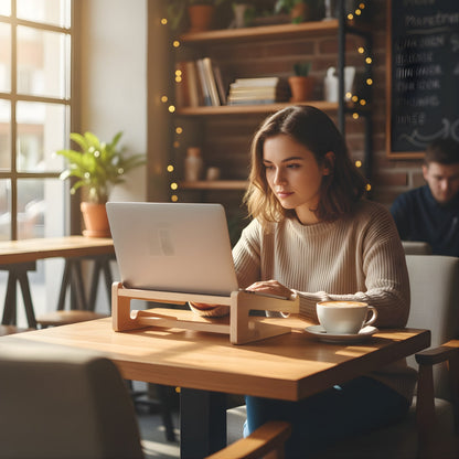 Comfortable Wooden Neck Rest for Home and Office Use