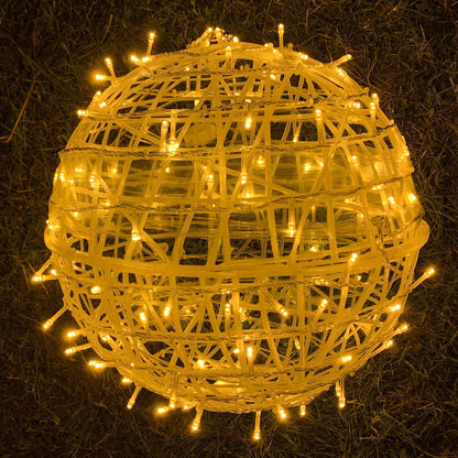Colorful Outdoor Solar Hanging Globe Lantern Light