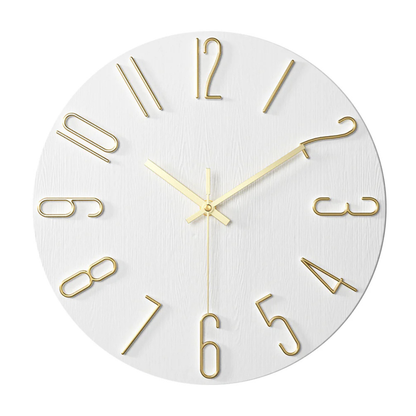 Befez | Sleek Black Silent Clock | 30cm Contemporary Style