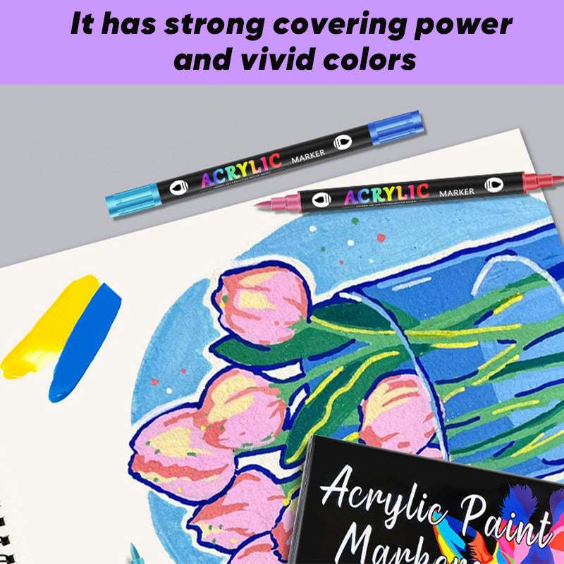 Vibrant Art Paint Marker Pens