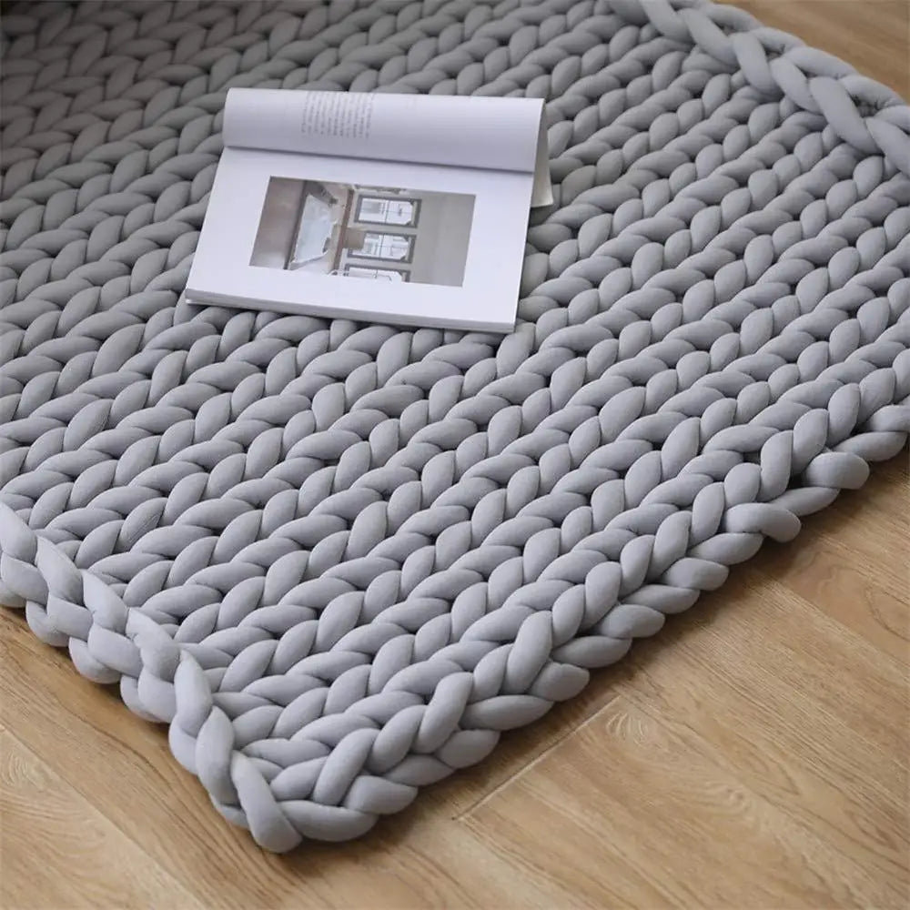 Plush Knit Weighted Blanket for Relaxation