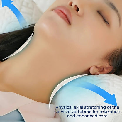 Comfort Memory Foam Neck Pillow for Sleep and Pain Relief