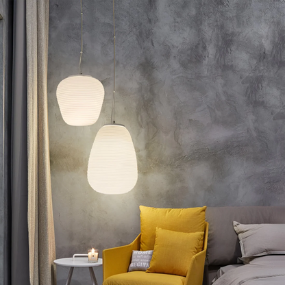 Stylish Opal Glass Hanging Lamp