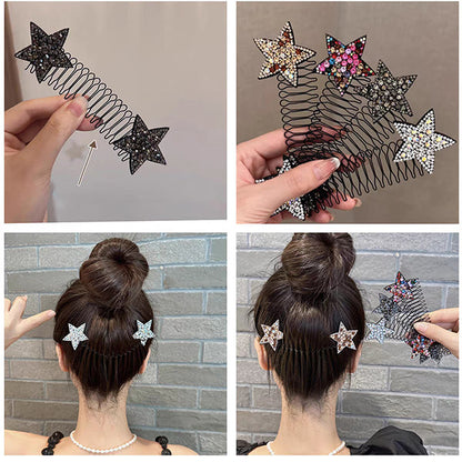 Clear Star Hair Clip