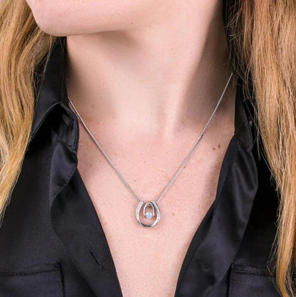 Unique U-Shaped Horse Necklace