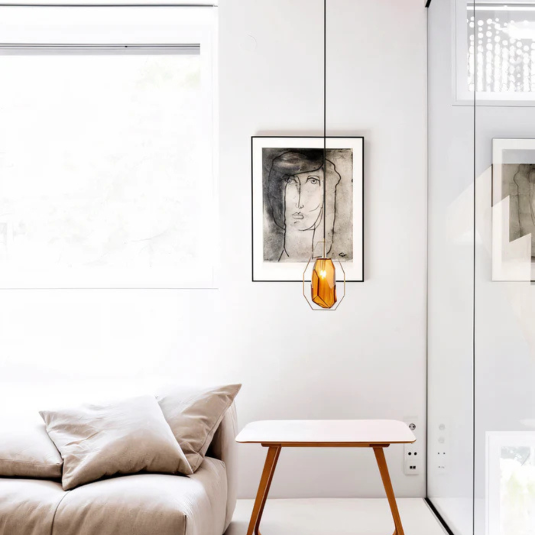Simple Elegant Glass Pendant Lamp