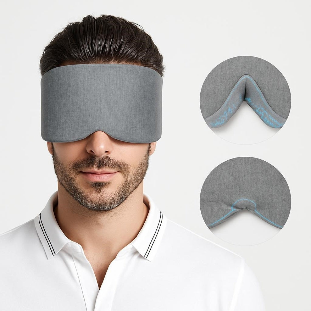 Blackout Sleep Mask Soft Cotton Eye Mask
