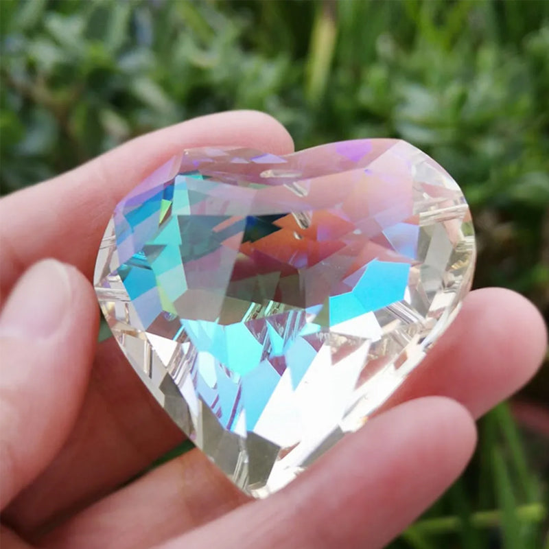 Beautiful Heart Shaped Glass Decor