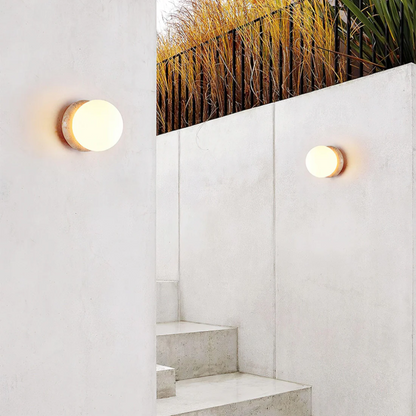 Durable Outdoor Stone Wall Light