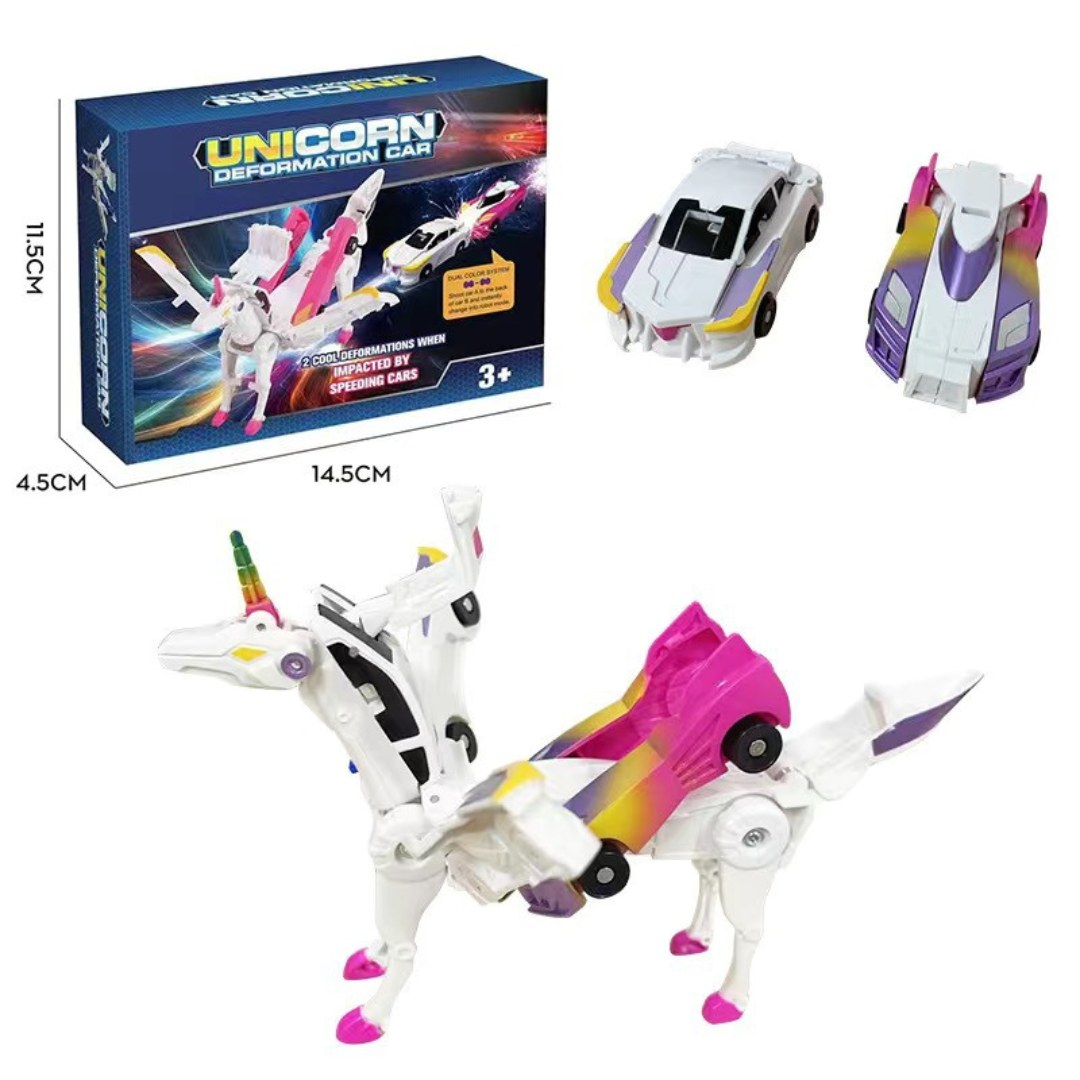 Colorful Unicorn Toy Vehicles