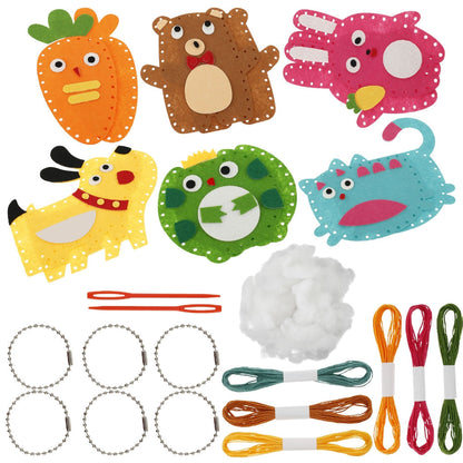 Soft Felt Animal Shapes for Crafts and Sewing