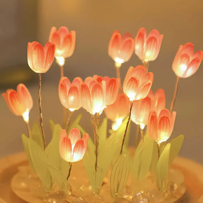 Vibrant Tulip Flower Charm