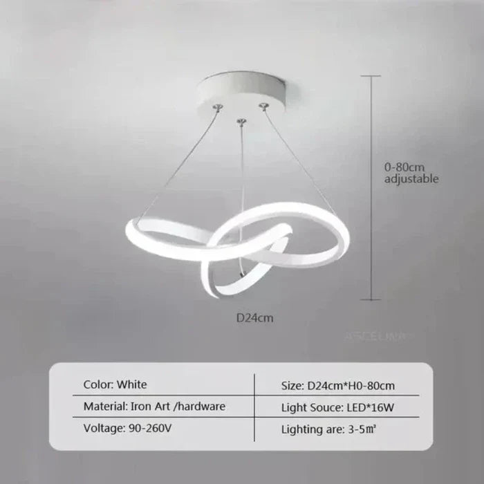 Stylish LED Ceiling Light - WaveGlow