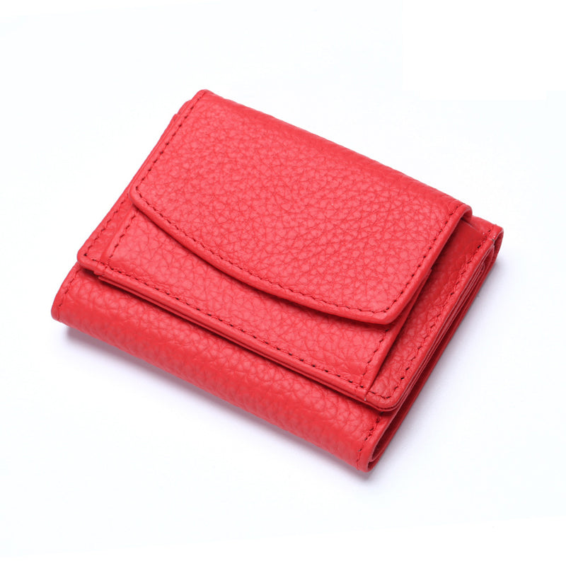 Genuine Leather Slim RFID Wallet