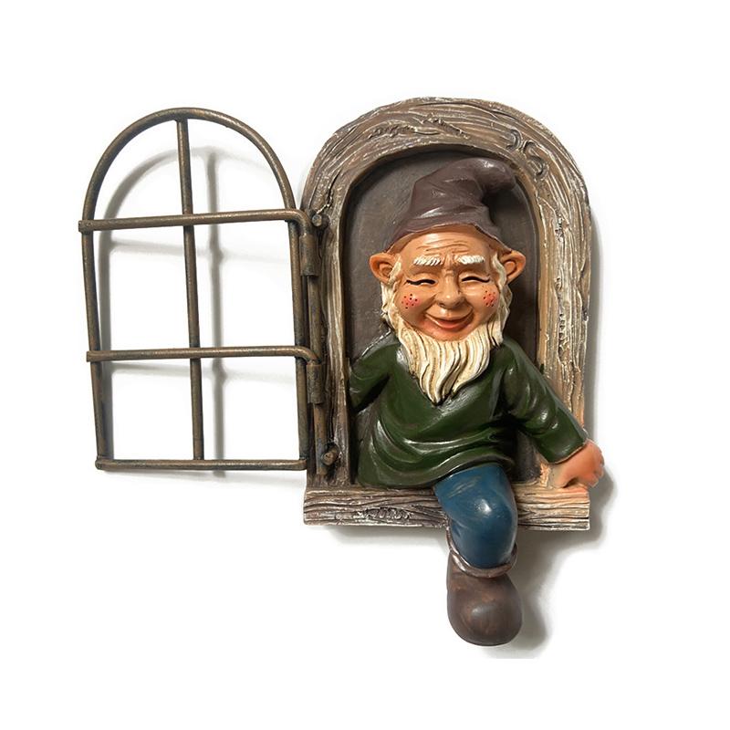 Cute Garden Gnome Figurine Decoration