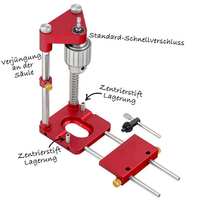 Accurate Wood Drilling Guide with Durable Steel Construction