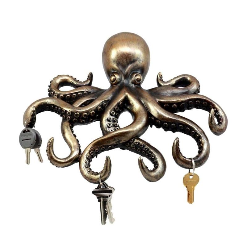 Colorful Octopus Key Hook Rack