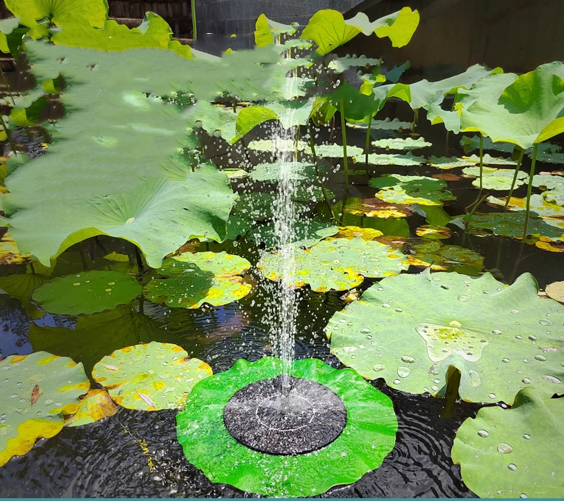 Small Solar Water Fountain for Garden Yard Decor