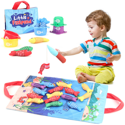 Colorful Kids Fishing Set Plush Toy - Befez