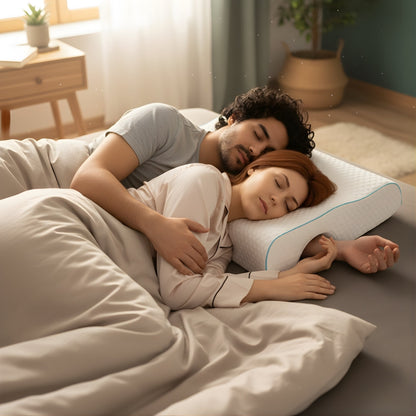 Contoured Neck Pillow for Better Sleep Support