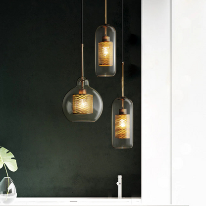 Stylish Glass Pendant Light for Dining Room