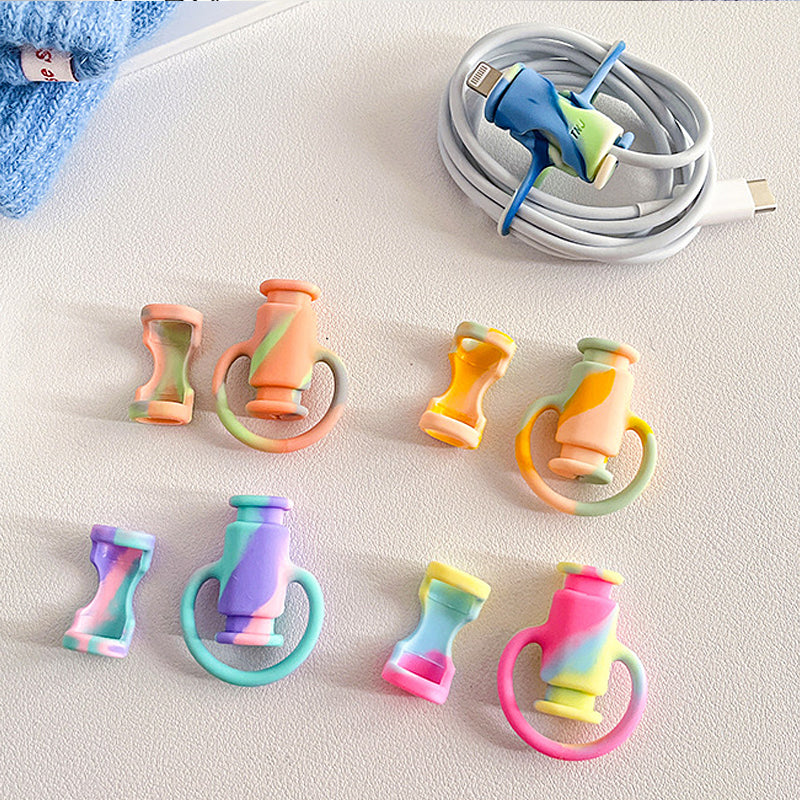 Flexible Dual USB Cable Protector