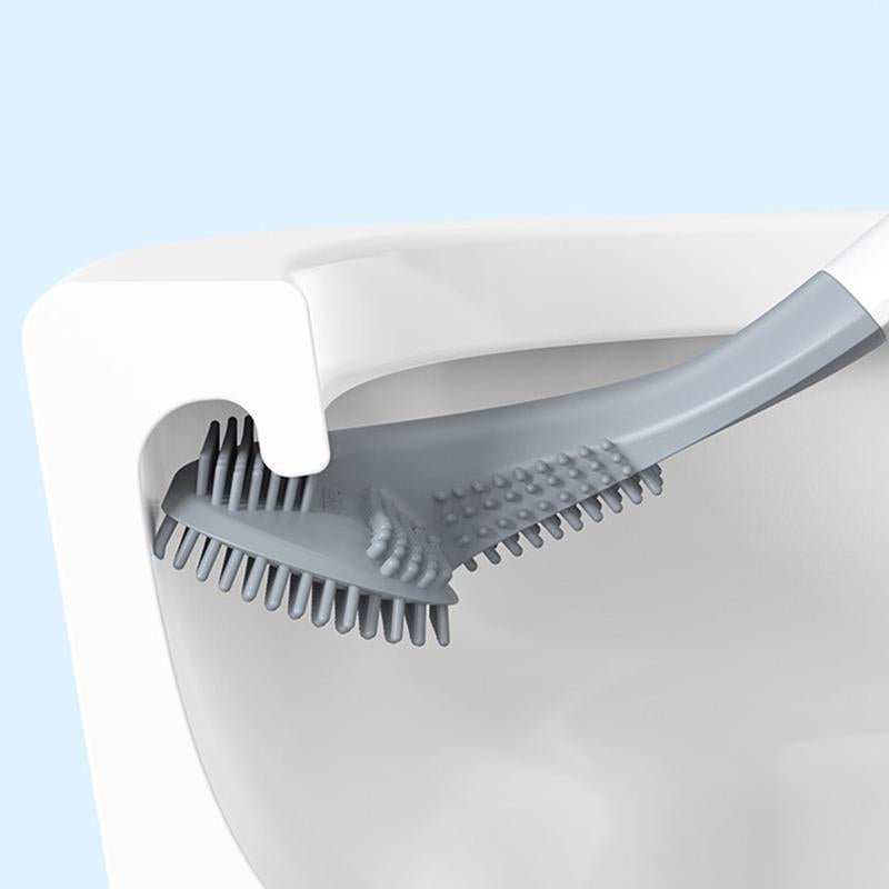 Quick Clean Silicone Toilet Brush