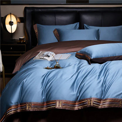 Soft Embroidered Cotton Bedding Set