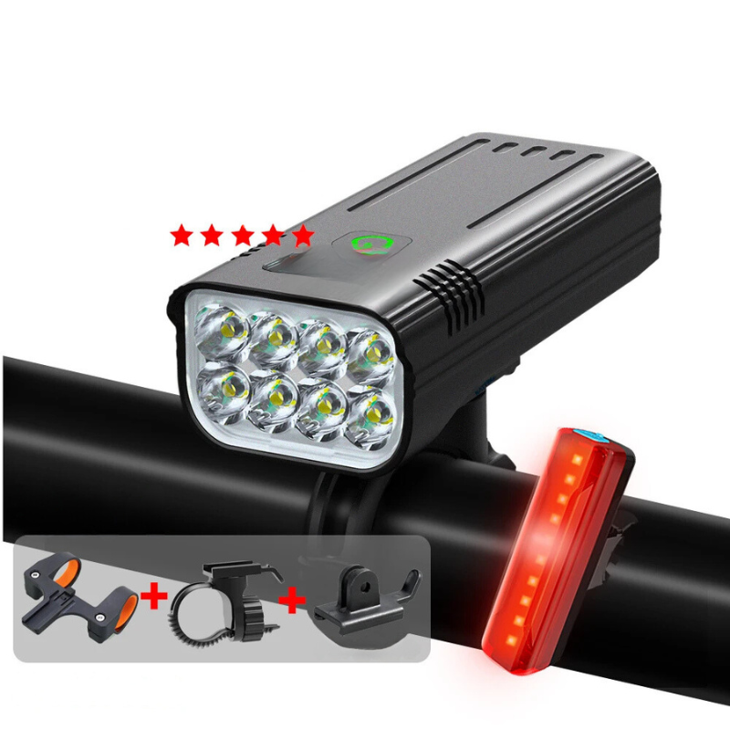 Bright 5000 Lumen Rechargeable Bicycle Front Light